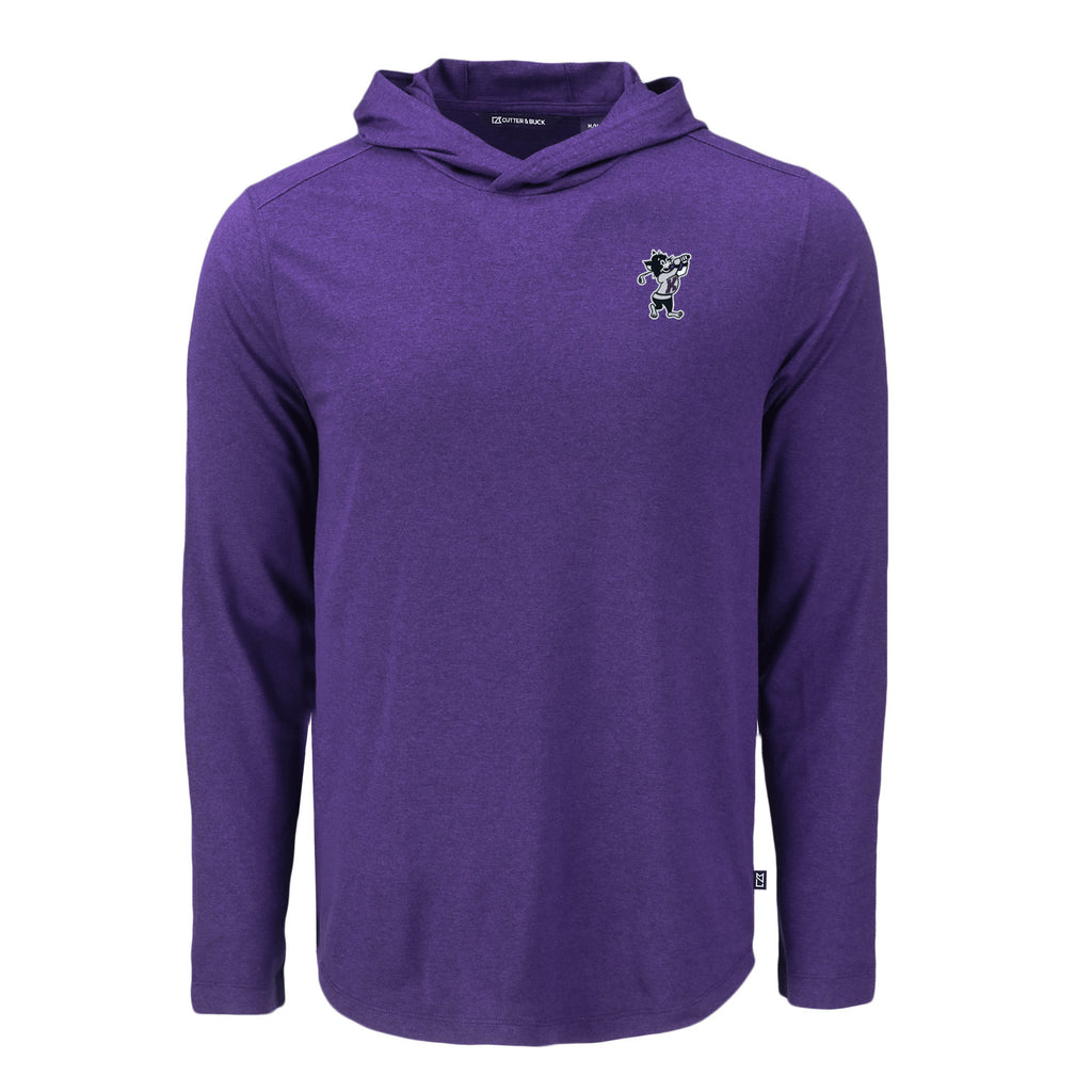 Cutter & Buck Coastline Epic Comfort Eco Hooded Shirt (Purple)