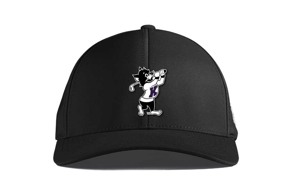 K-State Golfing Willie Branded Bills Curved Performance (Black)