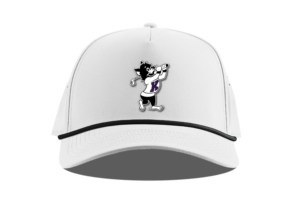 K-State Golfing Willie Branded Bills 5 Panel Rope (White)