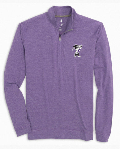 K-State Johnnie-O Vaughn Striped Performance 1/4 Zip