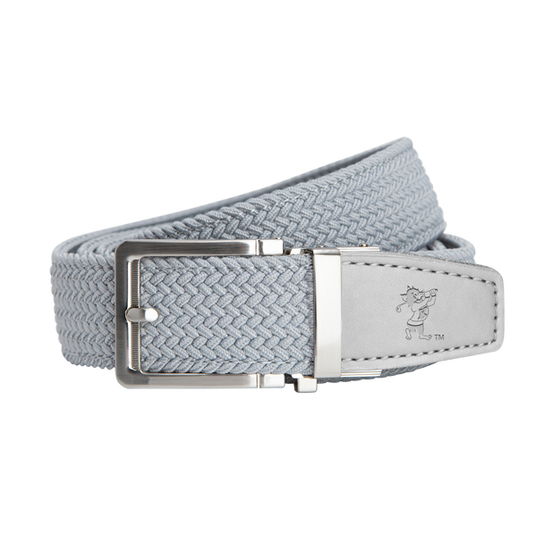 Nexbelt Braided w/ Golfing Willie Stamped Tip (Cool Grey)