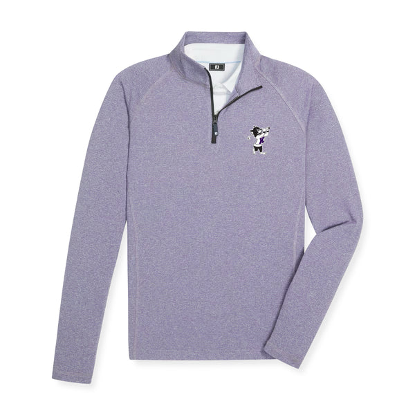 K-State Golfing Willie ThermoSeries Heather Brushed Mid-Layer (Purple)