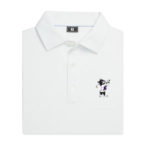 K-State Golfing Willie Solid Lisle Athletic Fit (White)