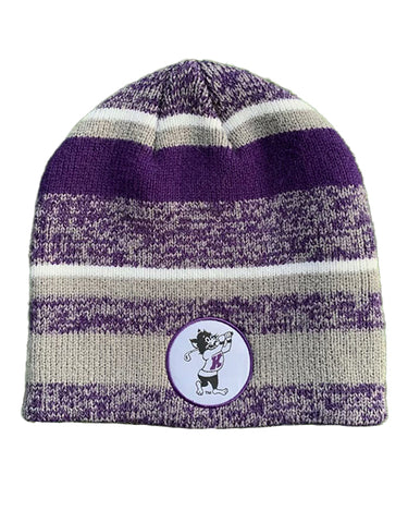 K-State Golfing Willie Beanie (Purple)